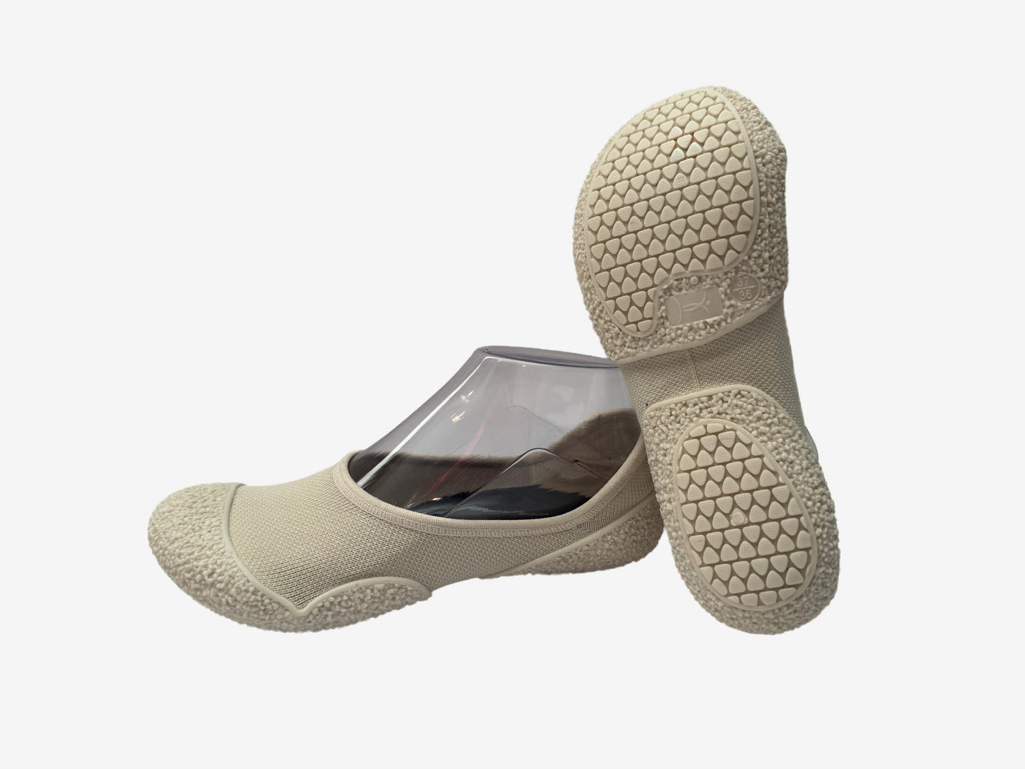 A pair of beige CelliSole Rebounder Shoes 2