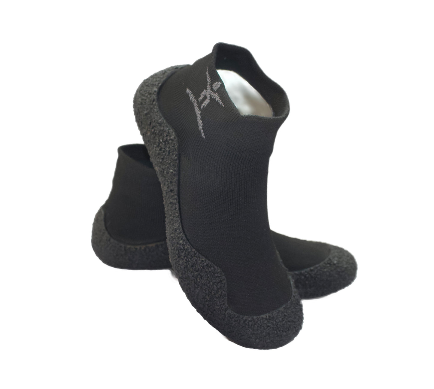Pair of black minimalist athletic shoes