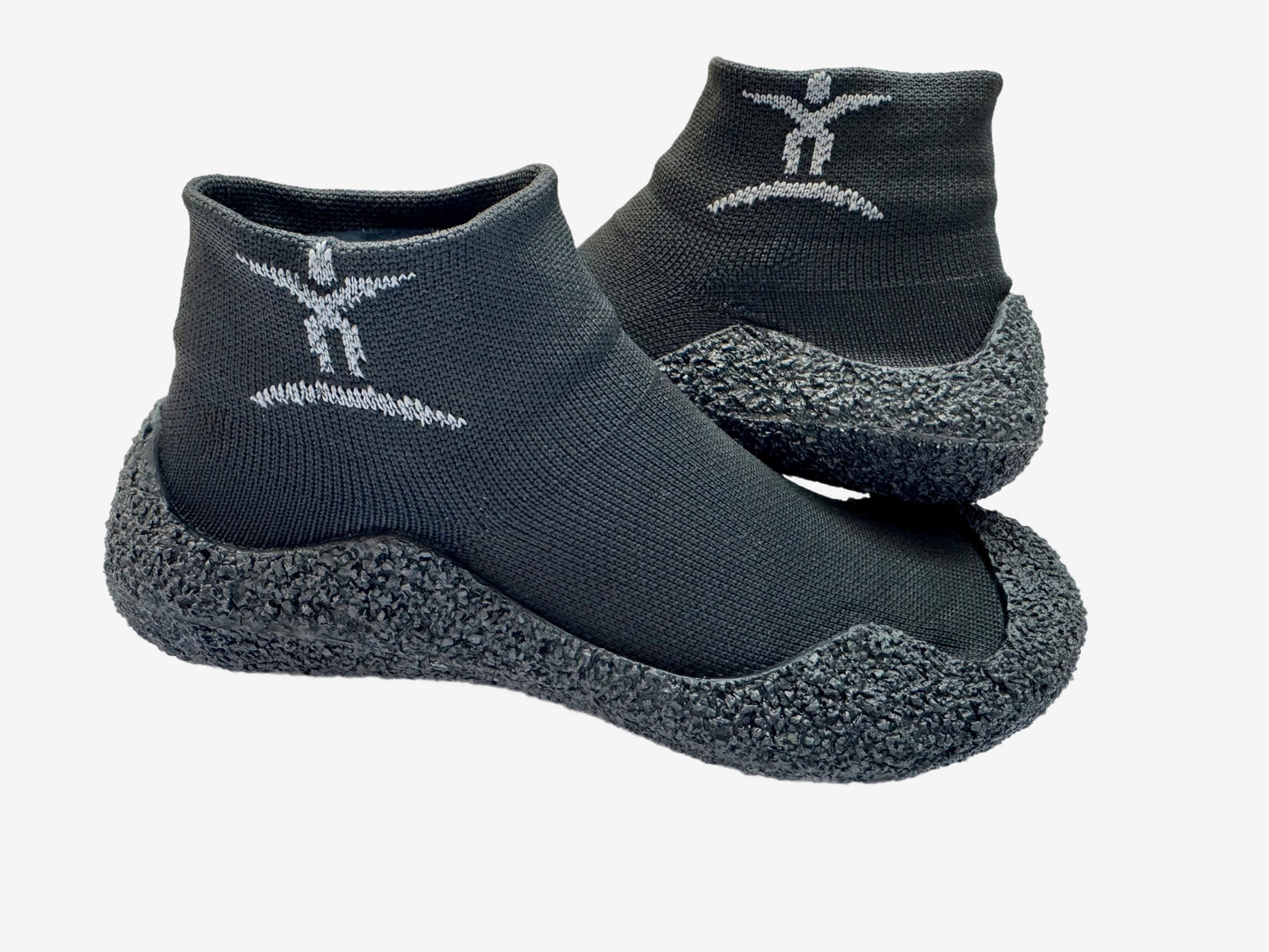 Pair of black minimalist athletic shoes